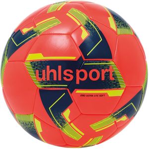 Uhlsport 290 Ultra Lite Soft Lightbal - Fluorood / Marine / Fluogeel | Maat: 5