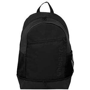 uhlsport Essential Backpack W.BOTT.COMPARTM. Rugzak 100428701 zwart, zwart., Sportief