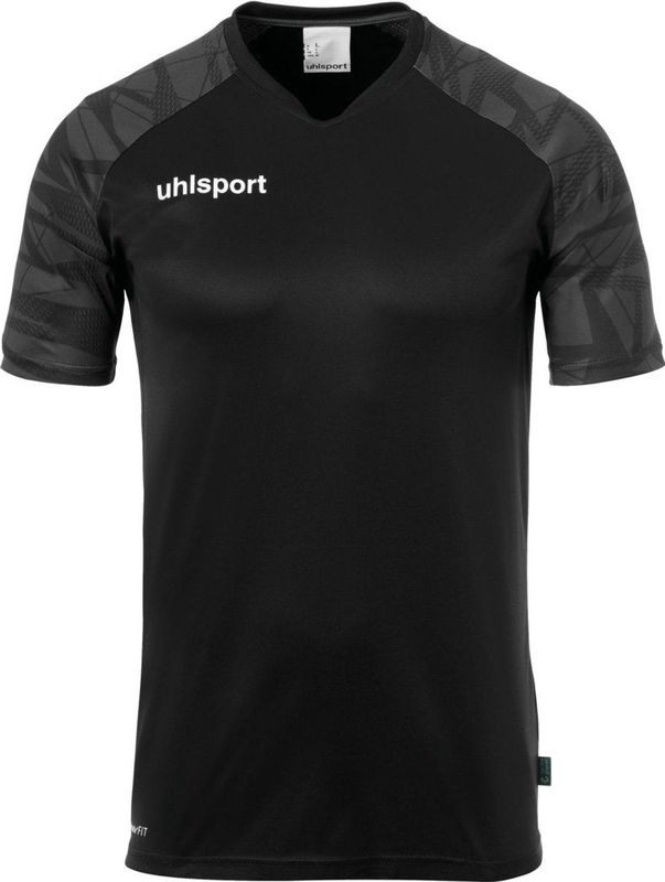 Uhlsport Goal Shirt Korte Mouw Kinderen - Zwart Antraciet