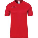 Uhlsport Goal 25 Shirt Korte Mouw Kinderen - Rood / Wit | Maat: 128