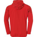 Uhlsport - Goal 25 - Sweater Met Kap - Rood/Wit