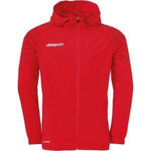 Uhlsport - Goal 25 - Sweater Met Kap - Rood/Wit