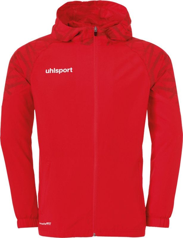 Uhlsport - Goal 25 - Sweater Met Kap - Rood/Wit