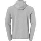 Uhlsport - Essential Sweater Met Kap - Donkergrijs Gemeleerd - Kinderen