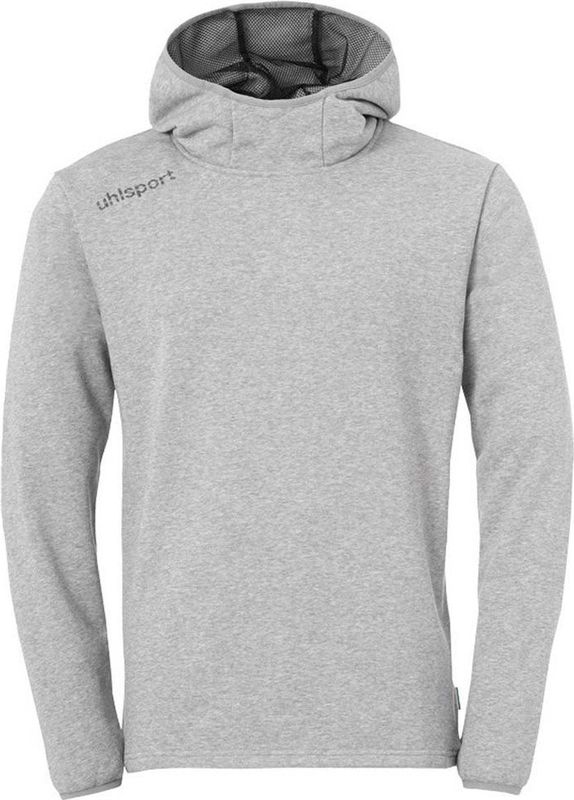 Uhlsport - Essential Sweater Met Kap - Donkergrijs Gemeleerd - Kinderen
