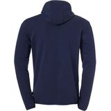 Uhlsport - Essential - Sweater Met Kap - Marine - Katoen/Polyester, Gerecycled Polyester