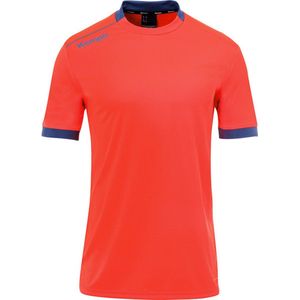 Kempa - Player Shirt - Fluo Rood - IJsgrijs - Kindsportshirt