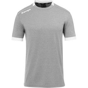 Kempa Player Shirt Kind Donker Grijs Melange-Wit Maat 116