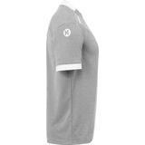 Kempa Player Shirt Kind Donker Grijs Melange-Wit Maat 116