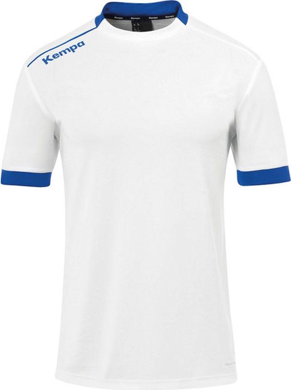 Kempa - Player Shirt - Wit-Royal - Sportshirt - Kind