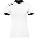 Kempa Player Shirt Dames - sportshirts - wit/zwart - Vrouwen
