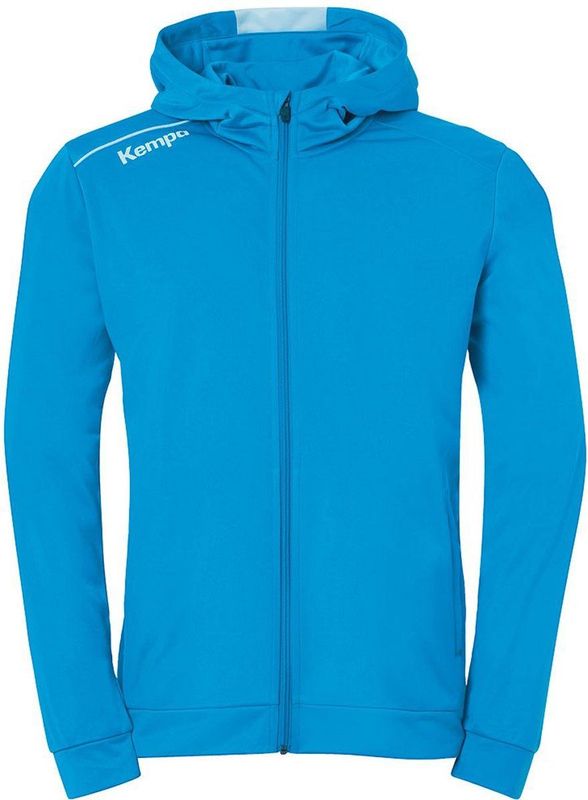 Kempa - Player Hood Jacket - Jack - Zwart-Wit - Kind