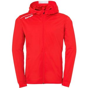 Kempa Player Hood Jacket Heren - sportvest - rood/wit