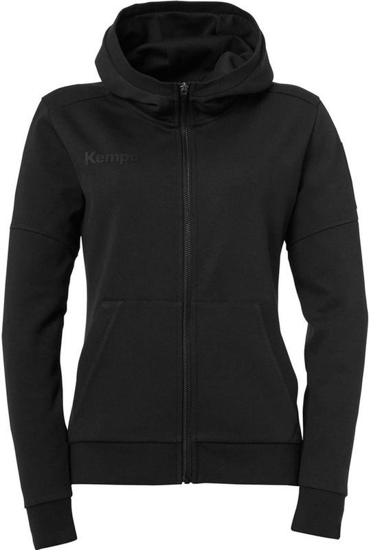 Kempa Status Hood Jacket Heren - sportvest - zwart