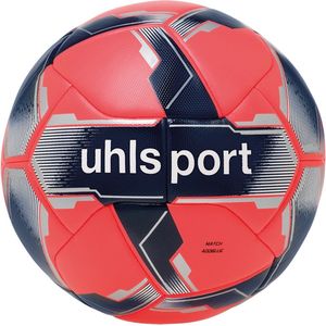 Uhlsport Match Addglue neon ballen rood/marineblauw/zilver 5