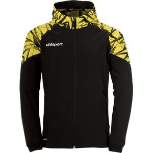 Uhlsport Goa Sweater Met Kap Kinderen - Zwart / Limoen |