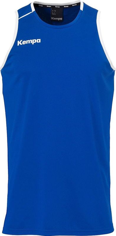 Kempa - Player Tank Top - Royal-Wit - Kind