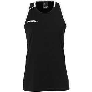 Kempa - Player Tank Top - Sportshirt - Zwart/Wit - 100% Polyester