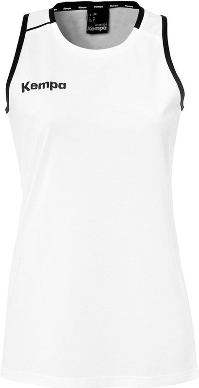Kempa - Player Tank Top - Sportshirt - Wit/Zwart