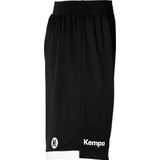 Kempa - Player Long Shorts - Korte Broek - Zwart/Wit - Uniseks