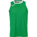 Kempa - Reversible Tank Top - Kind - Groen-Wit - Comfortabel Materiaal
