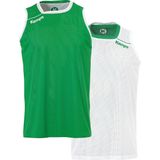 Kempa - Reversible Tank Top - Kind - Groen-Wit - Comfortabel Materiaal