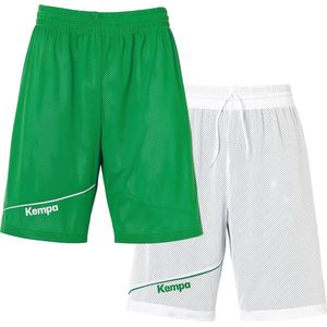 Kempa Reversible Short Kinderen - Groen / Wit
