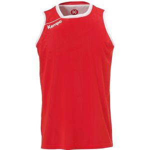 Kempa - Reversible Tank Top - Kind - Rood-Wit - Comfortabel Materiaal