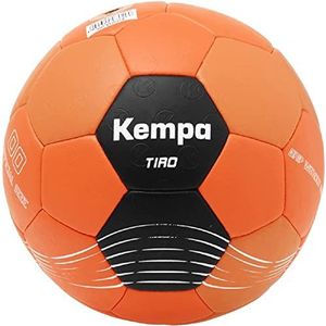 Kempa Tiro Handbal voor kinderen, trainingsbal, laag gewicht, uniseks, jeugd, neon oranje/zwart, 00