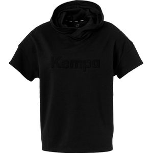 Kempa - Hooded T-shirt - Zwart-Wit - Katoen