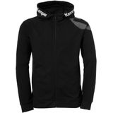 Kempa - Sportjack - Zwart - Katoen/Viscose - Met Capuchon en Ritszakken