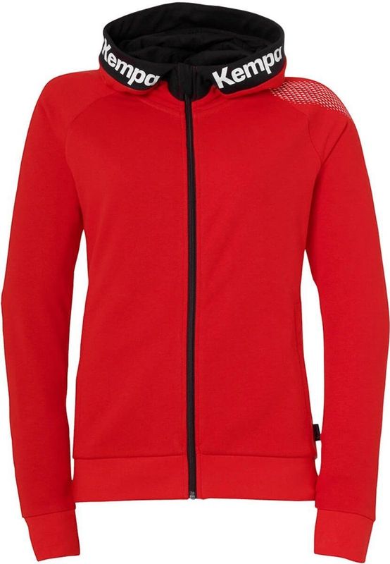 Kempa - Core 26 Hood Jacket - Jas - Rood - Materiaal: Polyester