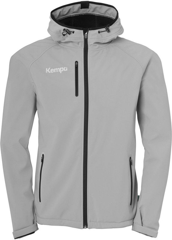 Kempa - Kinder Softshell Jacket - Sand Grau - 3.000 mm Wassersäule - 100% Polyester