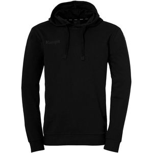 Kempa - Junior Unisex Hoodie - Zwart - Katoen - Comfortabel Ontwerp