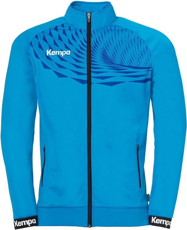 Kempa - Wave 26 Poly - Trainingsjack - 100% Polyester - Met Ritsen en Zakken