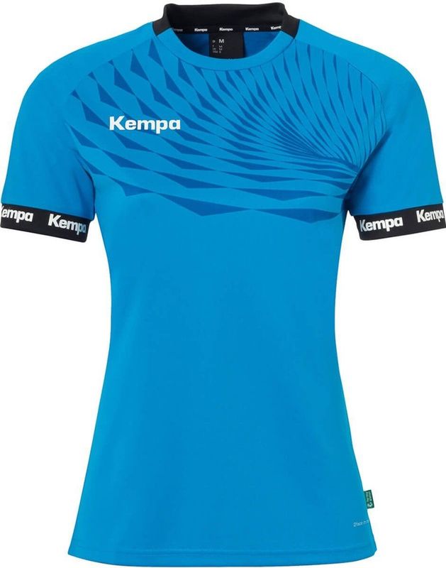 Kempa - Sportshirt - Zwart - 100% Gerecycled Polyester