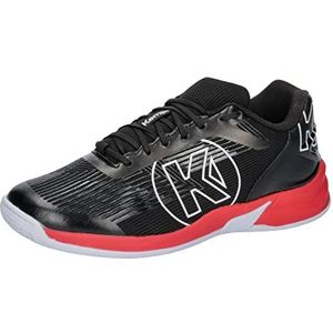 Kempa Kempa Attack Three 2.0 Handbalschoenen, sportschoenen, Zwart/Rood