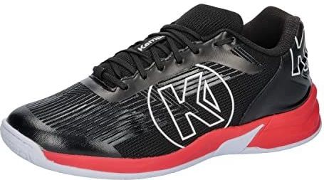 Kempa - Attack Three 2.0 - Handbalschoenen - Zwart/Rood