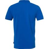 Uhlsport - Essential Prime Polo - Poloshirt - Royal / Wit - Gerecycled Polyester / Katoen