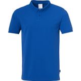 Uhlsport - Essential Prime Polo - Poloshirt - Royal / Wit - Gerecycled Polyester / Katoen