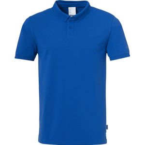 Uhlsport - Essential Prime Polo - Poloshirt - Royal / Wit - Gerecycled Polyester / Katoen