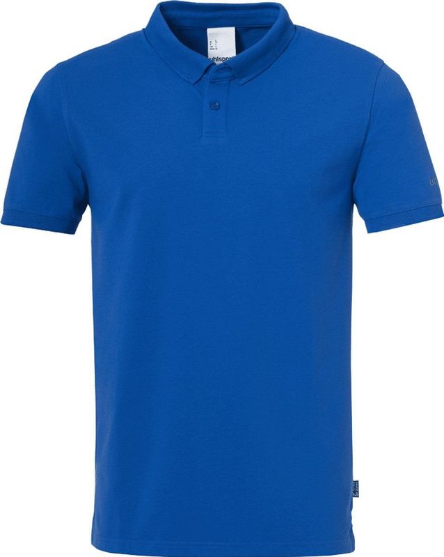 Uhlsport - Essential Prime Polo - Poloshirt - Royal / Wit - Gerecycled Polyester / Katoen