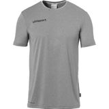 Uhlsport - Essential - Functioneel T-Shirt - Donkergrijs Gemeleerd / Zwart
