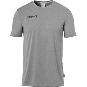 Uhlsport - Essential - Functioneel T-Shirt - Donkergrijs Gemeleerd / Zwart