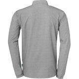 Uhlsport - Score 26 Evo - Presentatiejack - Donkergrijs Gemeleerd / Zwart - Gerecycled Polyester