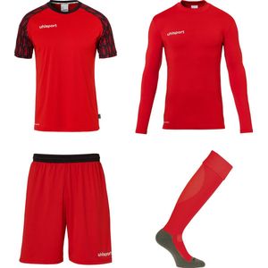 Uhlsport - Reaction Set - Shirt - Korte Broek - Baselayer - Sokken - Gerecycled Polyester
