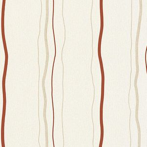 A.S. Création - Casual Living - Vliesbehang - Crème Beige Rood