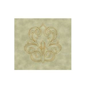 Architects Paper geborduurd paneel Nobile gestructureerd metallic, groen, 969834