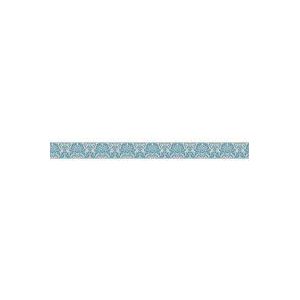 BAROK ORNAMENTEN BEHANGRAND | Zelfklevend - grijs turquoise - A.S. Création Only Borders 11
