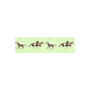 PAARDEN BEHANGRAND | Kinderkamer - meerkleurig - A.S. Création Only Borders 11